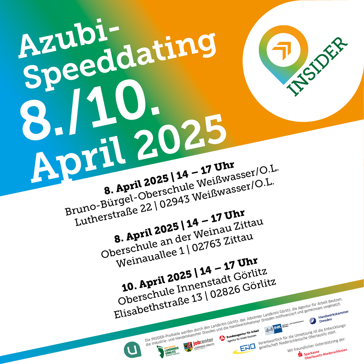 AzubiSpeeddating2025 SocialMediaAnzeige quadratisch alle